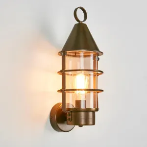 Eastwood Outdoor Wall Light Brass by Florabelle Living, a Wall Lighting for sale on Style Sourcebook