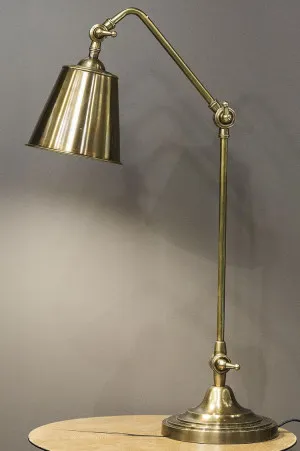 Cuba Table Lamp Antique Brass by Florabelle Living, a Desk Lamps for sale on Style Sourcebook