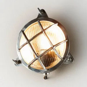 Palmerston Outdoor Wall Light Silver by Emac & Lawton, a Lighting for sale on Style Sourcebook