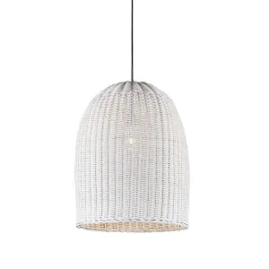 Bowerbird Ceiling Pendant Medium White by Florabelle Living, a Pendant Lighting for sale on Style Sourcebook