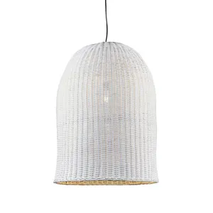 Bowerbird Ceiling Pendant Large White by Florabelle Living, a Pendant Lighting for sale on Style Sourcebook