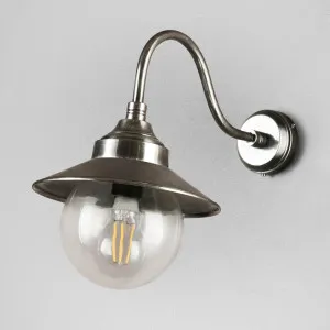 Zermatt Outdoor Wall Light Antique Silver by Florabelle Living, a Wall Lighting for sale on Style Sourcebook