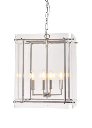 Duke Ceiling Pendant Nickel by Florabelle Living, a Pendant Lighting for sale on Style Sourcebook