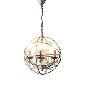 Sundance Chandelier Small Grey by Florabelle Living, a Chandeliers for sale on Style Sourcebook