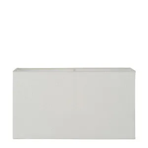 Linen Rectangle Lamp Shade XL Textured Ivory by Florabelle Living, a Lamp Shades for sale on Style Sourcebook