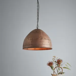 P51 Ceiling Pendant Small Antique Copper by Florabelle Living, a Pendant Lighting for sale on Style Sourcebook