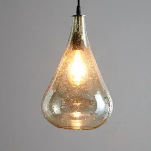 Lustre Teardrop Ceiling Pendant Pale Green by Florabelle Living, a Pendant Lighting for sale on Style Sourcebook