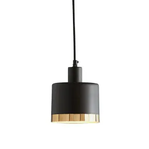 Montreux Ceiling Pendant Small Black and Gold by Florabelle Living, a Pendant Lighting for sale on Style Sourcebook