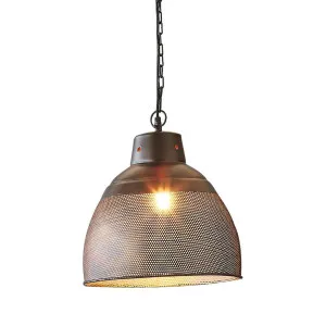 Riva Ceiling Pendant Small Matt Black and Gold by Florabelle Living, a Pendant Lighting for sale on Style Sourcebook
