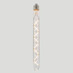 T30 Criss Cross LED Filament - Clear Glass - 6W E27 2200k by Florabelle Living, a Fixed Lights for sale on Style Sourcebook