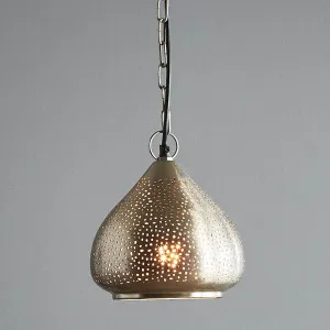 Neptune Ceiling Pendant Small Nickel by Florabelle Living, a Pendant Lighting for sale on Style Sourcebook