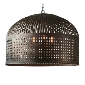 Esch Ceiling Pendant Extra Large Antique Black by Florabelle Living, a Pendant Lighting for sale on Style Sourcebook