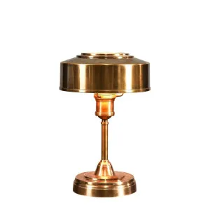 Bankstown Table Lamp Antique Brass by Florabelle Living, a Table & Bedside Lamps for sale on Style Sourcebook