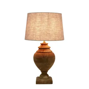 Amphora Table Lamp Base Small Dark Natural- Base Only by Florabelle Living, a Table & Bedside Lamps for sale on Style Sourcebook