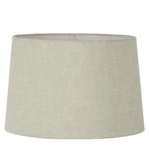 Linen Drum Lamp Shade XXL Light Natural by Florabelle Living, a Lamp Shades for sale on Style Sourcebook