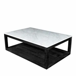 Denver Marble Coffee Table Black by Florabelle Living, a Coffee Table for sale on Style Sourcebook