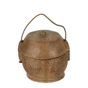 Yunnan Coconut Wood 100 Year Container Small by Florabelle Living, a Statues & Ornaments for sale on Style Sourcebook