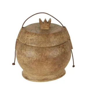 Yunnan Coconut Wood 100 Year Container Big by Florabelle Living, a Statues & Ornaments for sale on Style Sourcebook