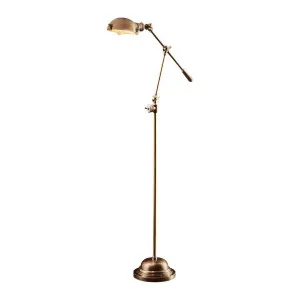 Royce Floor Lamp Antique Brass by Florabelle Living, a Floor Lamps for sale on Style Sourcebook