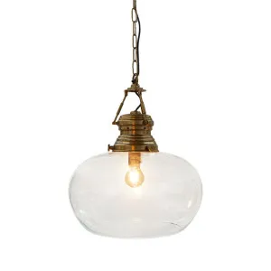 Paddington Ceiling Pendant Large Antique Brass by Florabelle Living, a Pendant Lighting for sale on Style Sourcebook