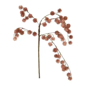 Pom Pom Leaf Branch 1.07m Dark Pink by Florabelle Living, a Plants for sale on Style Sourcebook