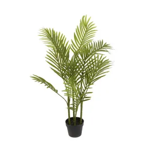 Mini Palm Tree Real Touch 4 Branches 15 Leaves in Pot 1m by Florabelle Living, a Plants for sale on Style Sourcebook