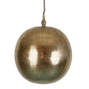 Scorpius Ceiling Pendant Extra Large Nickel by Florabelle Living, a Pendant Lighting for sale on Style Sourcebook