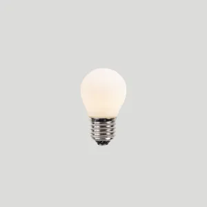 G45 Fancy Round E27 LED Filament - Porcelain Frosted - 3W E27 2700k by Florabelle Living, a Fixed Lights for sale on Style Sourcebook