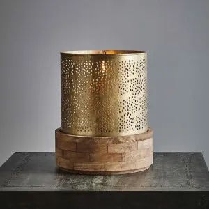 Siena Table Lamp Large Antique Brass by Florabelle Living, a Lanterns for sale on Style Sourcebook