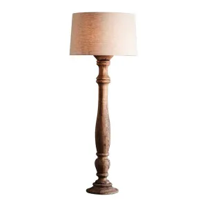 Candela Floor Lamp Base Large Dark Natural- Base Only by Florabelle Living, a Floor Lamps for sale on Style Sourcebook