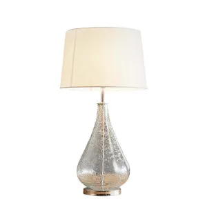 Lustre Teardrop Table Lamp Base Clear- Base Only by Florabelle Living, a Table & Bedside Lamps for sale on Style Sourcebook