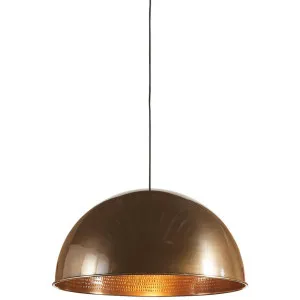 Alfresco Dome Ceiling Pendant Bronze by Florabelle Living, a Pendant Lighting for sale on Style Sourcebook