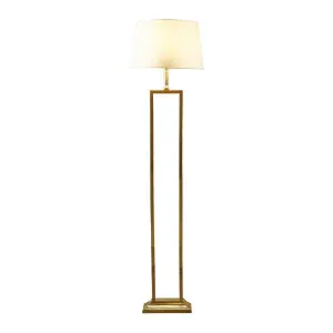 Hamilton Floor Lamp Antique Brass by Florabelle Living, a Floor Lamps for sale on Style Sourcebook