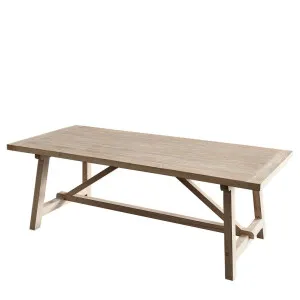 Varro OAK Dining Table 220cm by Florabelle Living, a Coffee Table for sale on Style Sourcebook