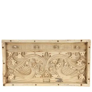 Rashi Carved Wooden Wall Panel by Florabelle Living, a Prints for sale on Style Sourcebook