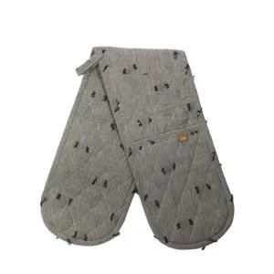Tuft Double Oven Glove Dark Slate by Florabelle Living, a Oven Mitts & Potholders for sale on Style Sourcebook