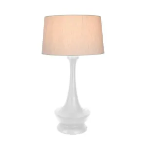 Peninsula Table Lamp Base White- Base Only by Florabelle Living, a Table & Bedside Lamps for sale on Style Sourcebook
