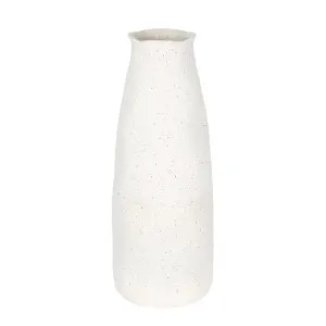 Tuba Ceramic Vase Large White by Florabelle Living, a Vases & Jars for sale on Style Sourcebook