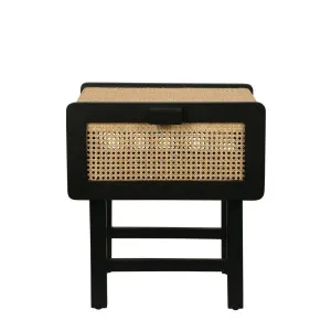 Zoe Bedside Table Black by Florabelle Living, a Coffee Table for sale on Style Sourcebook