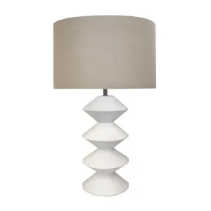 Aldo Lamp White by Florabelle Living, a Table & Bedside Lamps for sale on Style Sourcebook