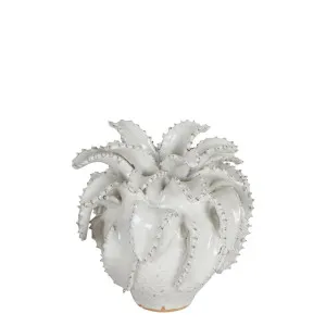 Pineapple Ceramic Sculpture Small White by Florabelle Living, a Statues & Ornaments for sale on Style Sourcebook