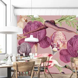 Playing Catchup Wallpaper by Florabelle Living, a Artwork & Wall Decor for sale on Style Sourcebook