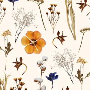 Dried Flowers Wallpaper by Florabelle Living, a Artwork & Wall Decor for sale on Style Sourcebook