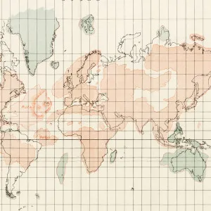 The World Simplified Wallpaper by Florabelle Living, a Artwork & Wall Decor for sale on Style Sourcebook