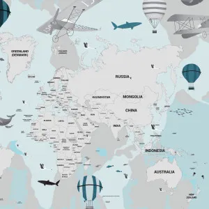 Trip of a Lifetime Wallpaper by Florabelle Living, a Artwork & Wall Decor for sale on Style Sourcebook