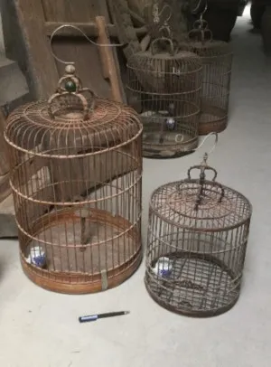 Beijing Birdcage Small by Florabelle Living, a Statues & Ornaments for sale on Style Sourcebook