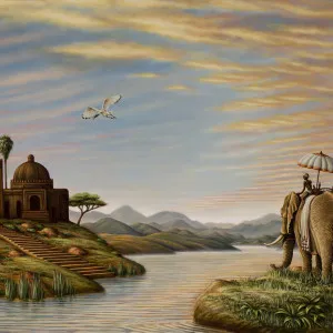 Maharajas Garden Wallpaper by Florabelle Living, a Artwork & Wall Decor for sale on Style Sourcebook