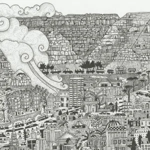 Cape Town Wallpaper by Florabelle Living, a Artwork & Wall Decor for sale on Style Sourcebook