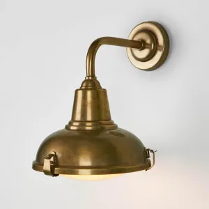 Catalina Outdoor Wall Light Antique Brass by Florabelle Living, a Wall Lighting for sale on Style Sourcebook