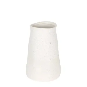 Tuba Ceramic Vase Small White by Florabelle Living, a Vases & Jars for sale on Style Sourcebook